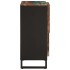 Aparador de madera maciza de acacia 80x34x75