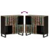 Aparador de madera maciza de acacia 80x34x75