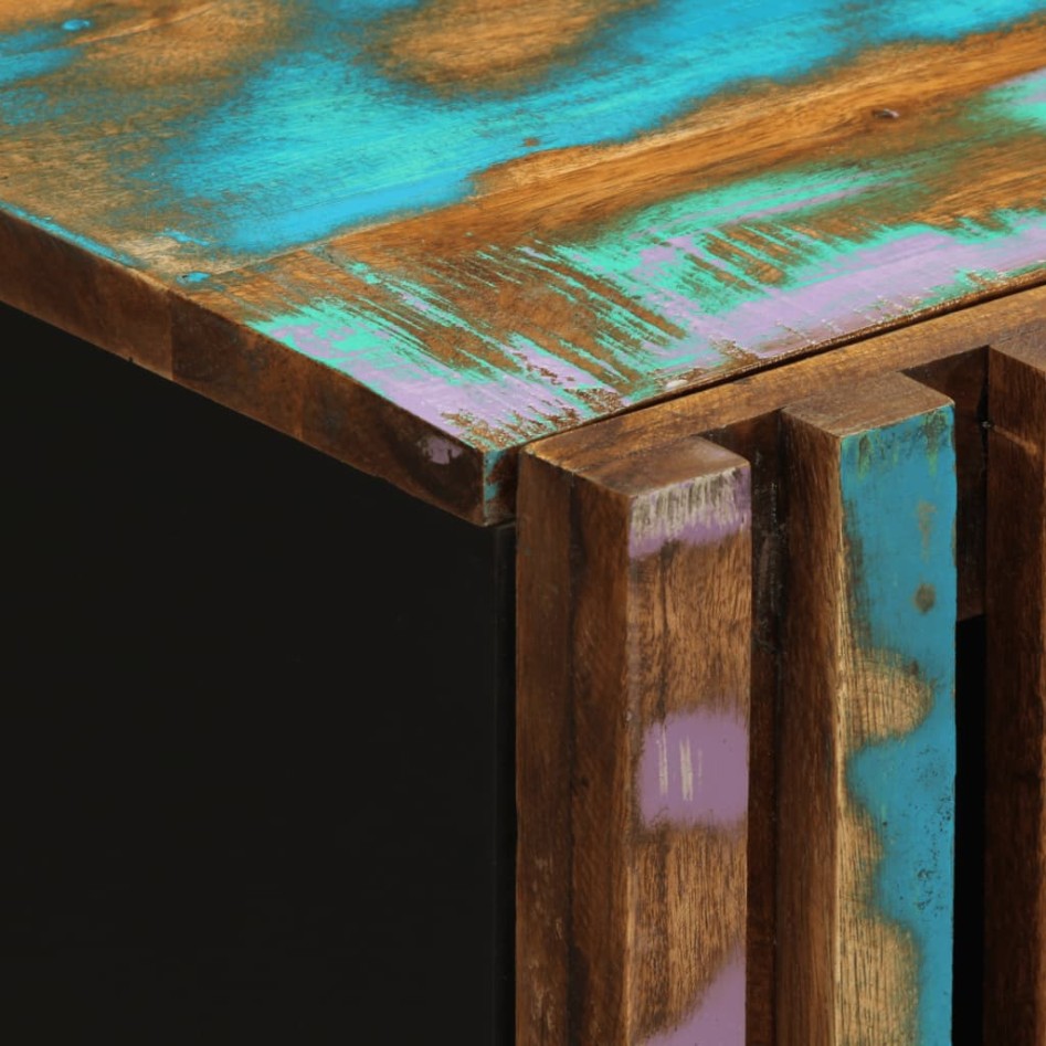 Aparador de madera maciza de acacia 80x34x75