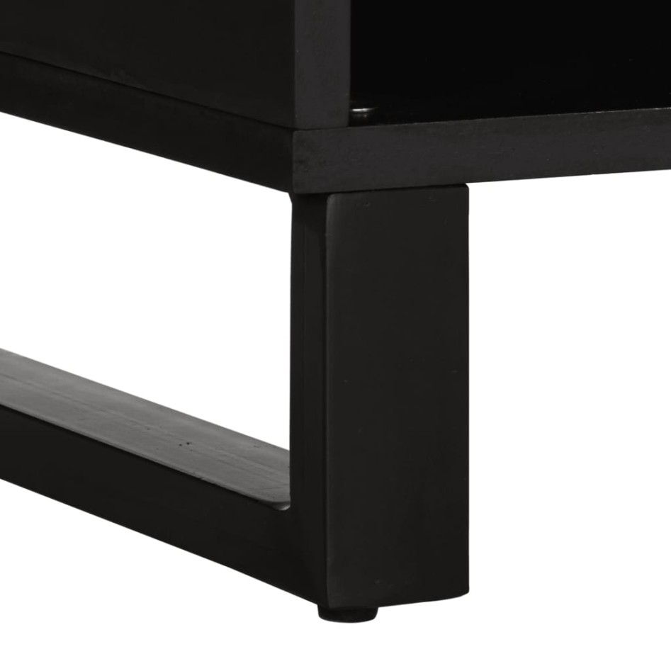 Aparador de madera maciza de acacia 80x34x75