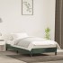 Estructura de cama sin colchón terciopelo verde oscuro