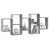 Estante de pared madera ingeniería gris Sonoma 159x18x65