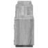 Estante de pared madera ingeniería gris Sonoma 129x18x42