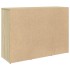 Aparador de madera de ingeniería roble Sonoma 90,5x29,5x65