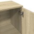 Aparador de madera de ingeniería roble Sonoma 90,5x29,5x65