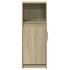 Aparador con LED madera de ingeniería roble Sonoma 38x34x100