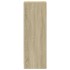 Aparador con LED madera de ingeniería roble Sonoma 38x34x100
