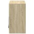 Aparador con LED madera de ingeniería roble Sonoma 72x34x61