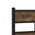 Estructura cama con cabecero sin colchón roble Sonoma 80x200