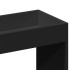 Aparador alto madera de ingeniería negro 92x33x140
