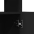 Aparador alto madera de ingeniería negro 92x33x140