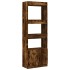 Aparador alto madera de ingeniería roble ahumado 63x33x180