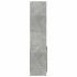 Aparador alto madera de ingeniería gris hormigón 92x33x140