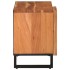 Mueble de TV madera maciza de acacia 80x34x46