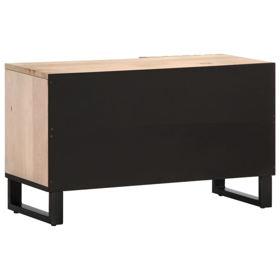 Mueble de TV madera maciza de mango 80x34x46