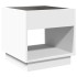 Mesa de centro con Infinity LED blanco 50x50x50