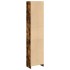 Estantería madera de ingeniería roble ahumado 40x24x176