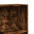 Estantería madera de ingeniería roble ahumado 40x24x176