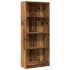 Estantería madera de ingeniería color envejecido 60x24x143