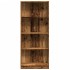 Estantería madera de ingeniería color envejecido 60x24x143