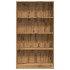 Estantería de madera de ingeniería roble artesanal 80x24x143