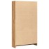 Estantería de madera de ingeniería roble artesanal 80x24x143