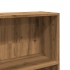 Estantería de madera de ingeniería roble artesanal 80x24x143