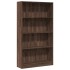 Estantería de madera de ingeniería marrón roble 80x24x143