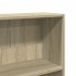 Estantería de madera de ingeniería roble Sonoma 80x24x143