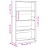 Estantería de madera de ingeniería roble Sonoma 80x24x143