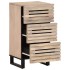 Aparador de madera maciza de mango 40x34x75