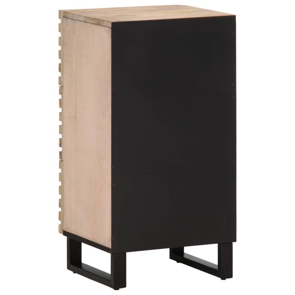 Aparador de madera maciza de mango 40x34x75