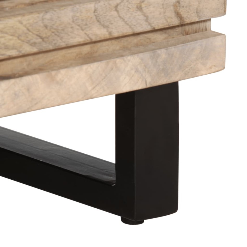 Aparador de madera maciza de mango 40x34x75