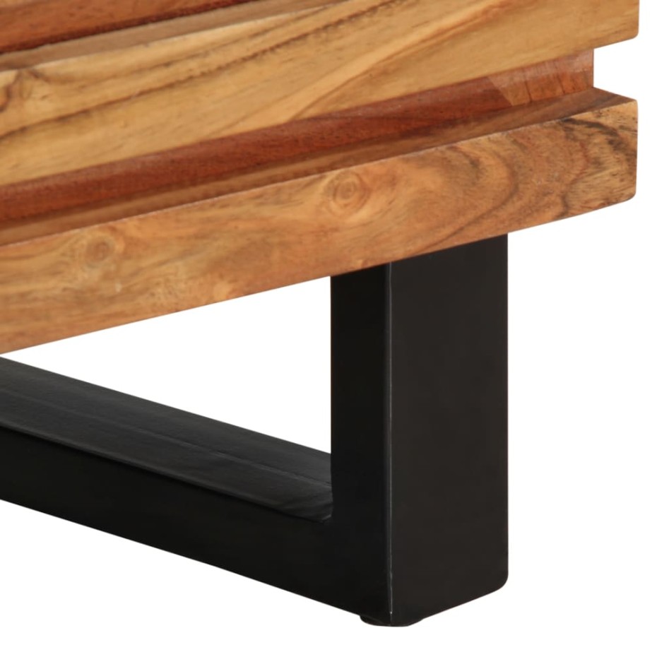 Aparador de madera maciza acacia 40x34x75