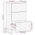 Aparador de madera maciza acacia 40x34x75