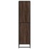 Estantería de madera de ingeniería marrón roble 60x35x139