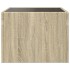 Mesa de centro con Infinity LED roble Sonoma 40x40x30