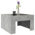 Mesa de centro con Infinity LED gris hormigón 50x50x30