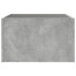 Mesa de centro con Infinity LED gris hormigón 50x50x30