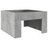 Mesa de centro con Infinity LED gris hormigón 50x50x30
