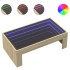 Mesa de centro con Infinity LED roble Sonoma 90x50x30