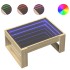 Mesa de centro con Infinity LED roble Sonoma 70x53x30