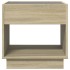 Mesa de centro con Infinity LED roble Sonoma 50x50x50