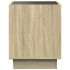 Mesa de centro con Infinity LED roble Sonoma 50x50x50