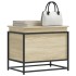 Caja de almacenaje madera ingeniería roble sonoma 60x40x51,5