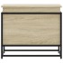Caja de almacenaje madera ingeniería roble sonoma 60x40x51,5
