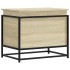 Caja de almacenaje madera ingeniería roble sonoma 60x40x51,5