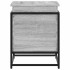 Caja de almacenaje con tapa madera gris Sonoma 60x40x51,5