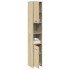 Armario de baño madera contrachapada color roble 30x30x183,5