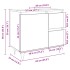 Armario de baño madera contrachapada roble Sonoma 65x33x60